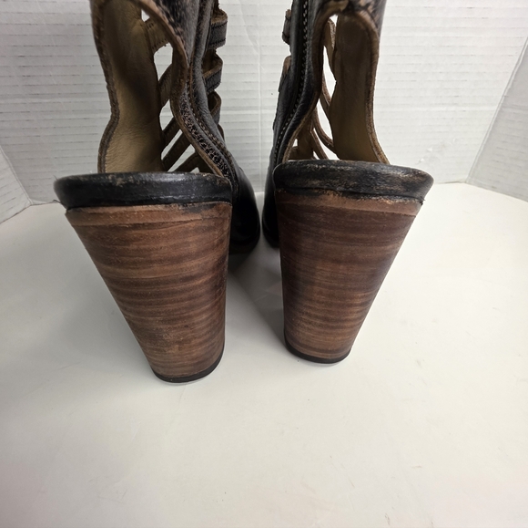 Bedstu Occam Caged Heeled Booties 8.5 - Picture 10 of 16